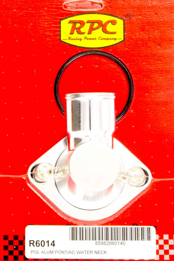 Racing Power Company WATER NECK PONTIAC POLISHED ALUMINUM