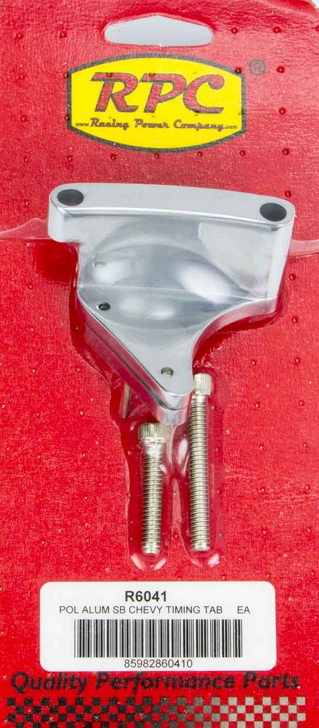Racing Power Company SBC Alum Timing Tab Polished