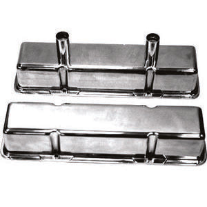 Racing Power Company Polished Alum SB Chevy Circle Track Valve Cover