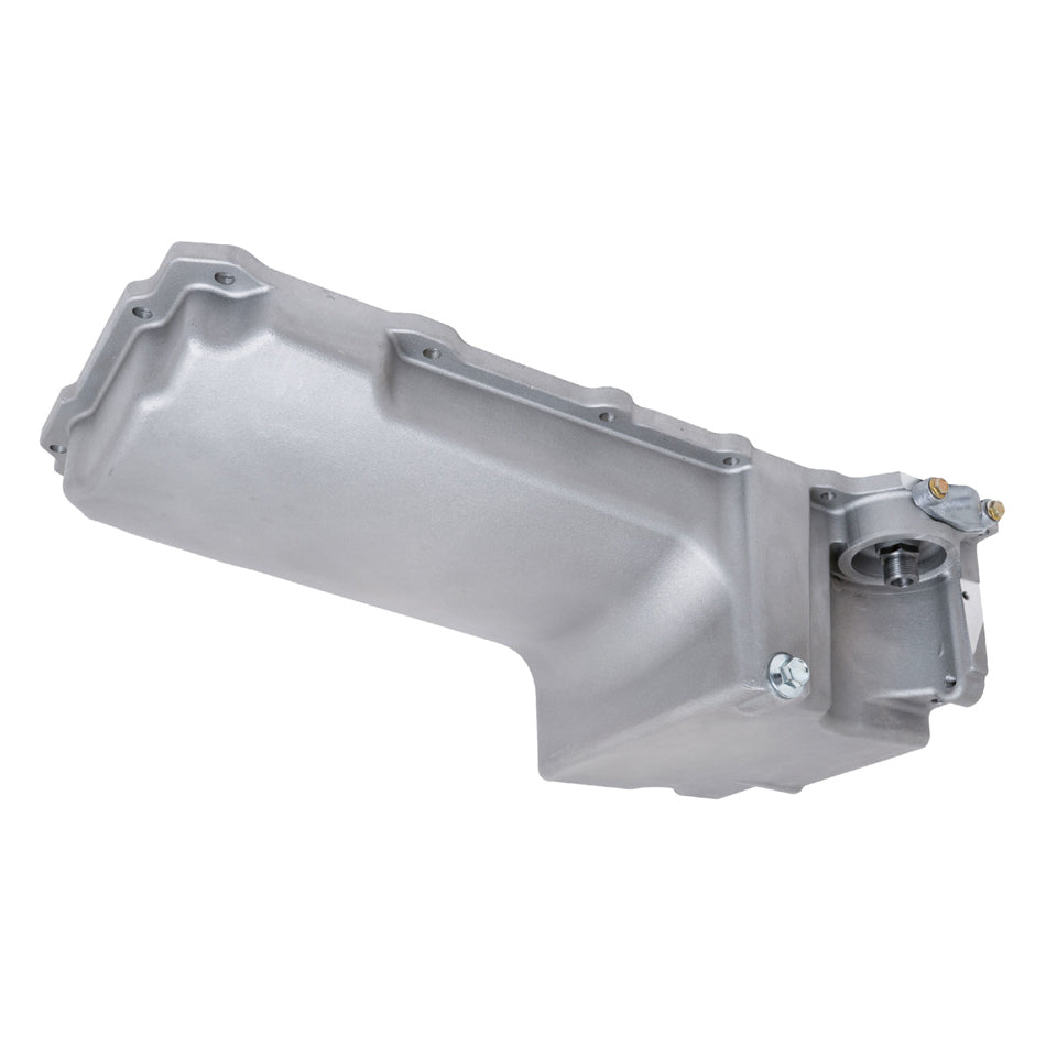 Racing Power Company GM LS Engine Aluminum Oil Pan 5.5 Qt. Satin