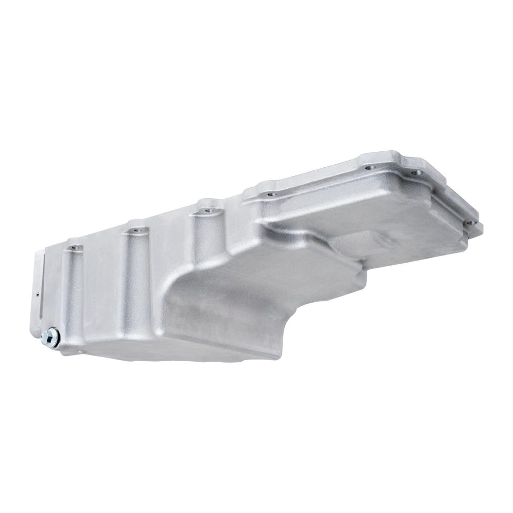 Racing Power Company GM LS Engine Aluminum Oil Pan 6 Qt. Satin