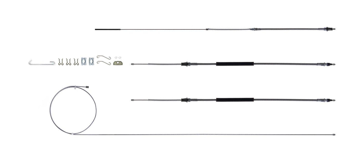 Right Stuff Detailing 68-72 Chevelle Brake Cable Set w/Hardware