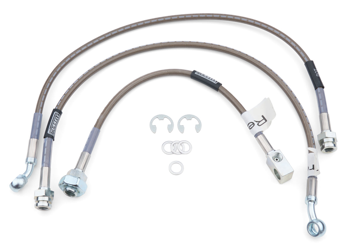 Russell 79-87 K10/20 Brake Lines Front Disc Rear Drum