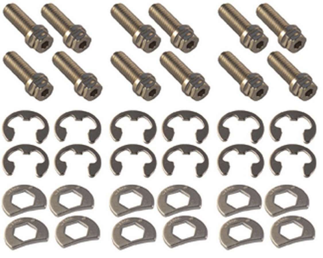 Stage 8 Fasteners Header Bolt Kit - 6pt. 3/8-16 x 1in (12)