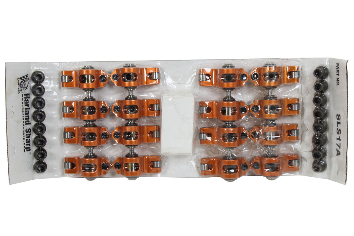 Sharp Rockers GM LS1/LS2/LS6 Rocker Arm Set 1.7 Ratio Adj.