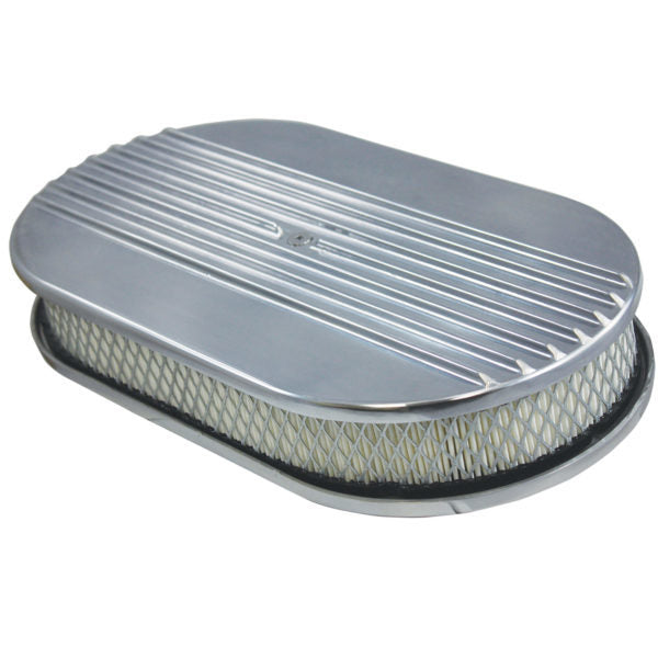 Specialty Products Company Air Cleaner Kit 15in X 2in Oval Half Finned Top