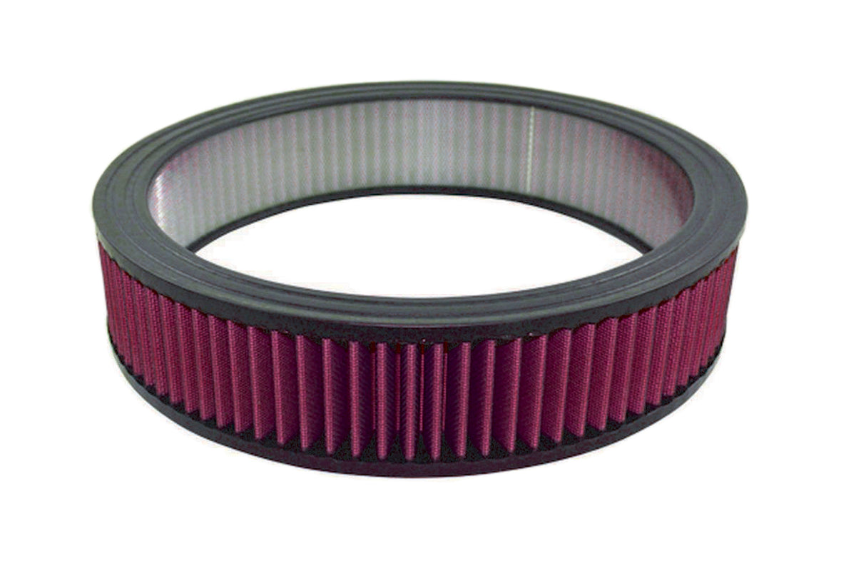 Specialty Products Company Air Cleaner Element 14in X 3in Round with Red