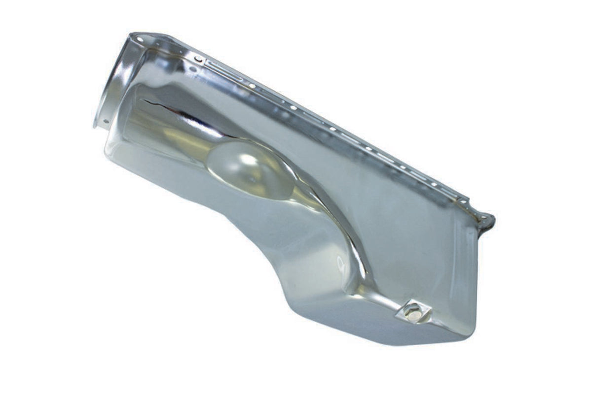 Specialty Products Company 65-90 BBC Steel Stock Oil Pan Chrome
