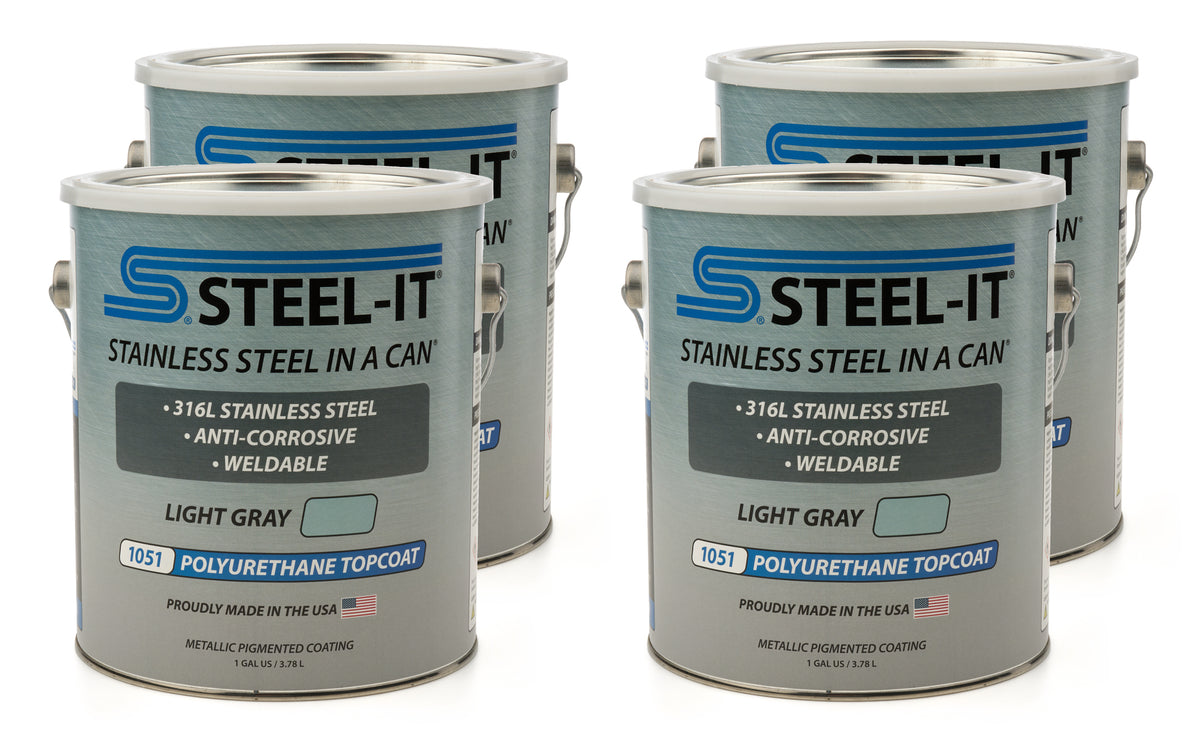 Steel-it Light Gray Polyurethane Case 4 X 1 Gallon