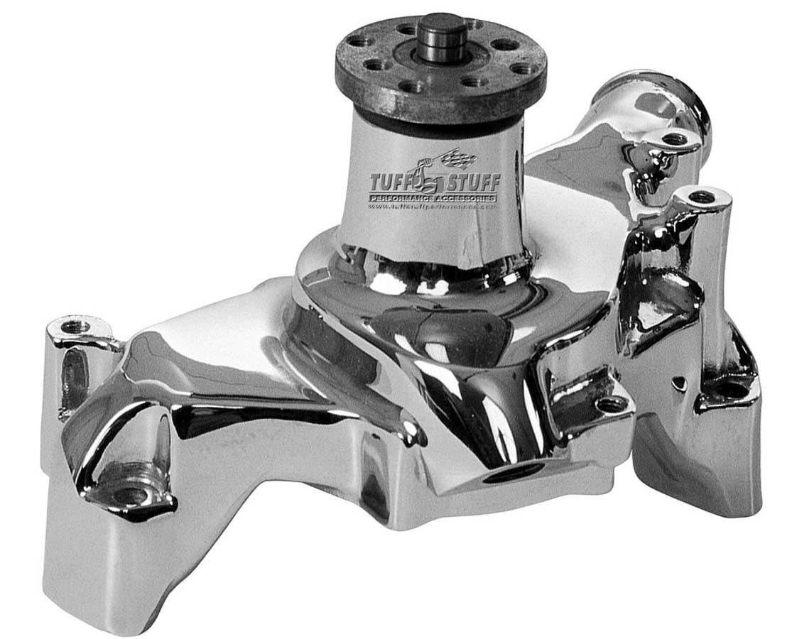 Tuff-stuff SBC Alum. Long Water Pump Chrome