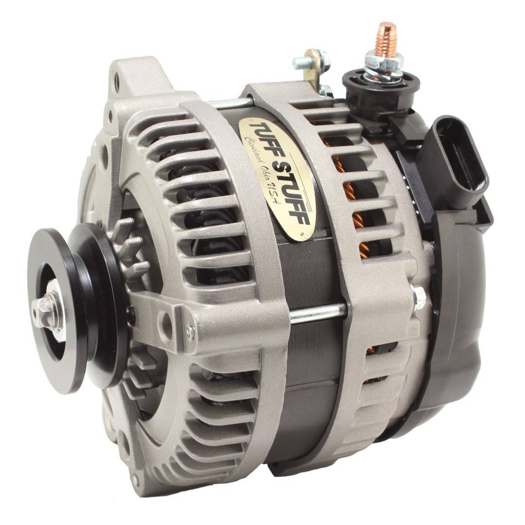 Tuff-stuff 225 MAX AMP Alternator 1-Groove OEM Wire Cast