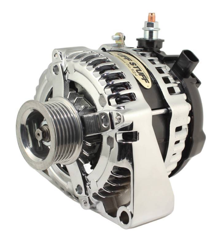 Tuff-stuff LS225 Max Amp Alternator 6 Groove 1-Wire Chrome