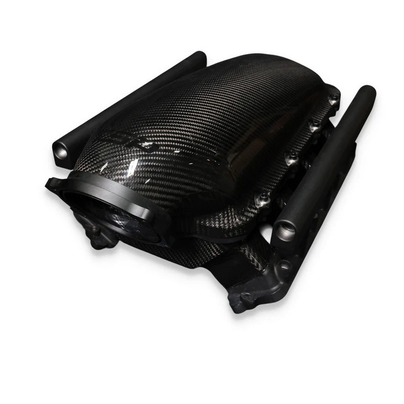 Top Street Performance CF Low Rise Intake Gen 4 LS Fuel Rails Incl