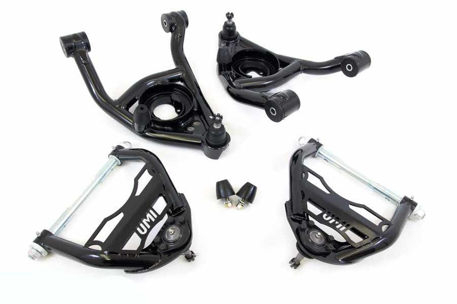UMI Performance 64-72 GM A-Body Tubular Up & Low Front A-Arm Kit