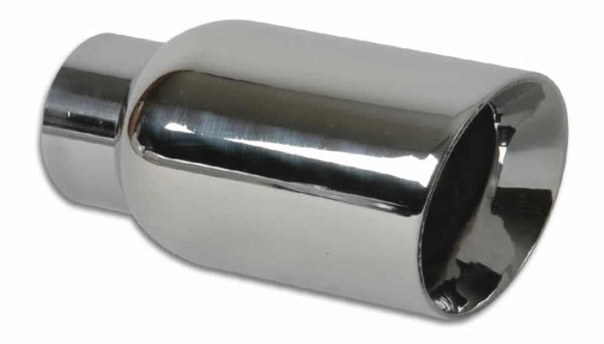 Vibrant Performance 4in Outlet O.D. Round Stainless Steel Tip