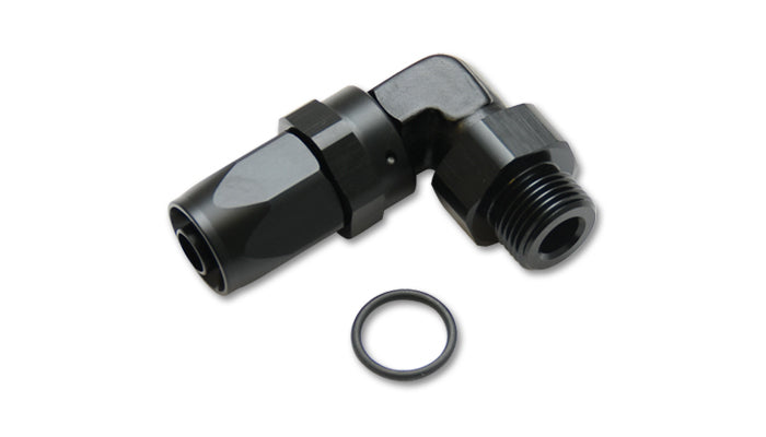 Vibrant Performance Male -6AN x 9/16-18 90 Degree Hose End Fitting