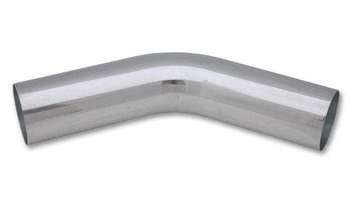 Vibrant Performance 2in O.D. Aluminum 45 Deg ree Bend - Polished