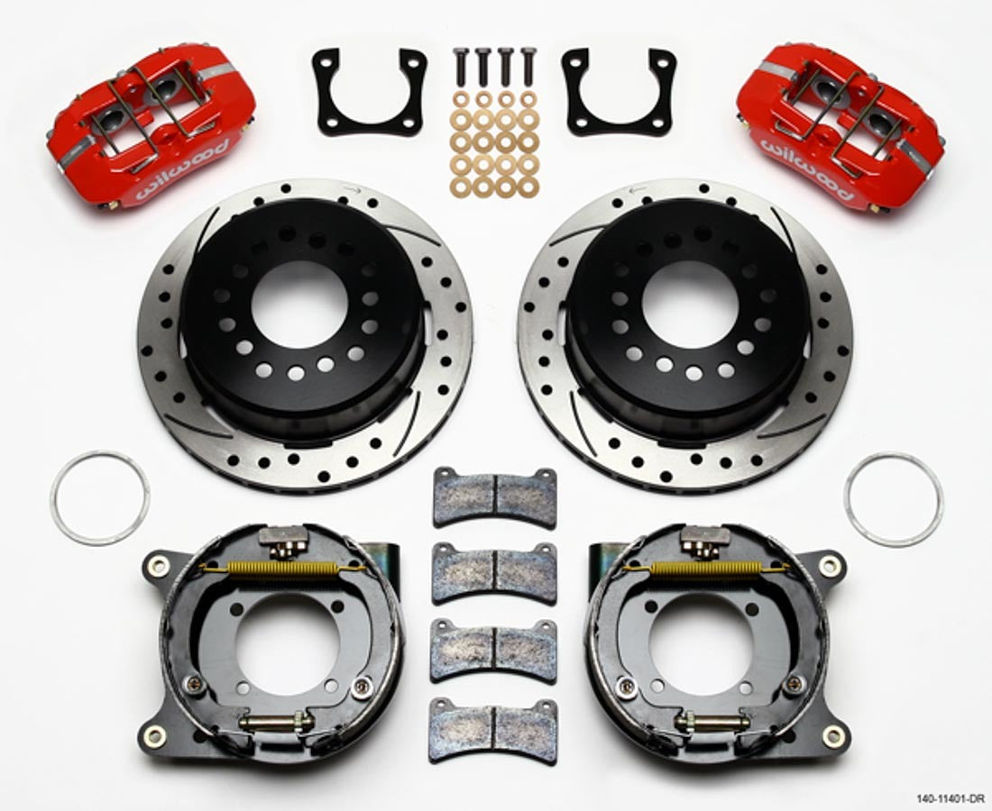 Wilwood Rear Disc Brake Kit w/ Park Brake 12 Bolt GM