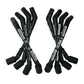 Moroso GM LS Ultra 40 Custom Fit Sleeved Ignition Wire Set 8in 135 Deg Boots - Black