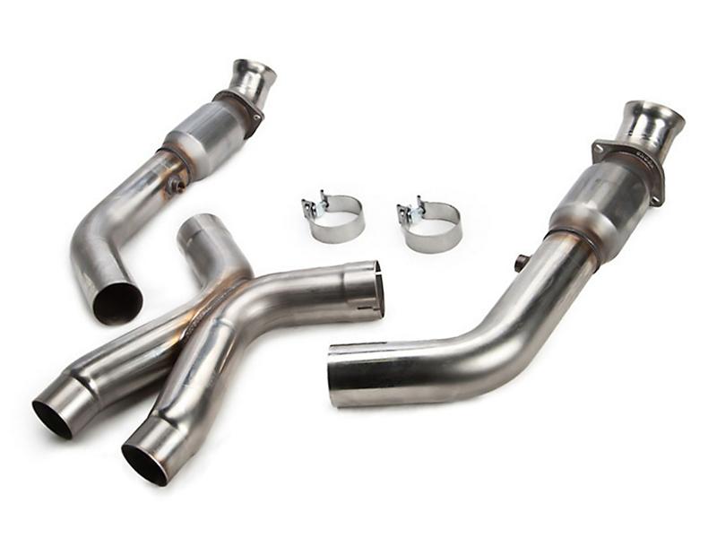 Kooks 14+ GM 1500 Series Truck 5.3L 3in x OEM Out Cat SS Y Pipe Kooks HDR Req