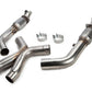 Kooks 09-14 Cadillac CTS-V. LS9 6.2L 3in x 2 1/2in OEM Out X-Pipe w/Race Cats