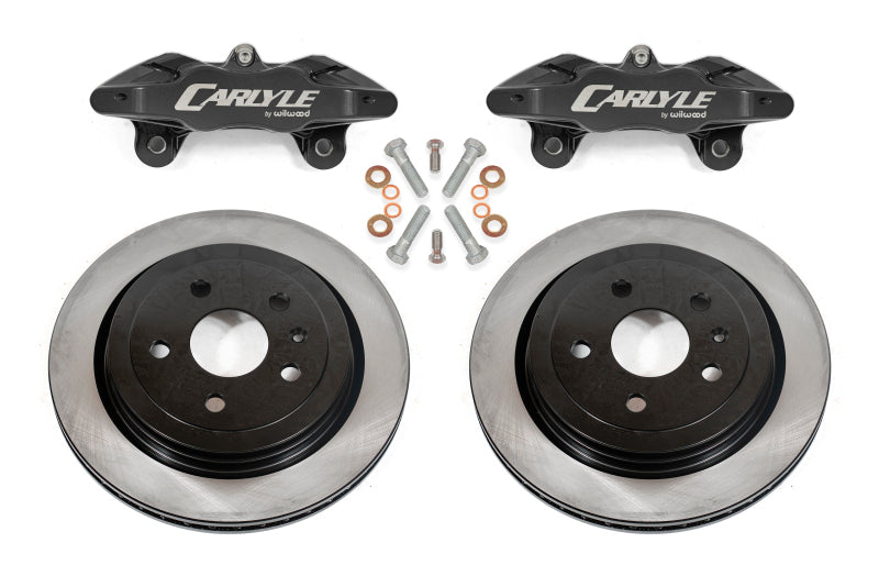 BMR 97-04 Chevrolet Corvette C5 / 05-13 C6 Brake Kit For 15in Conversion Solid Rotors Black Calipers