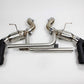Mishimoto 2016+ Chevrolet Camaro SS Quad-Tip Pro Axle-Back Exhaust w/ Black Tips