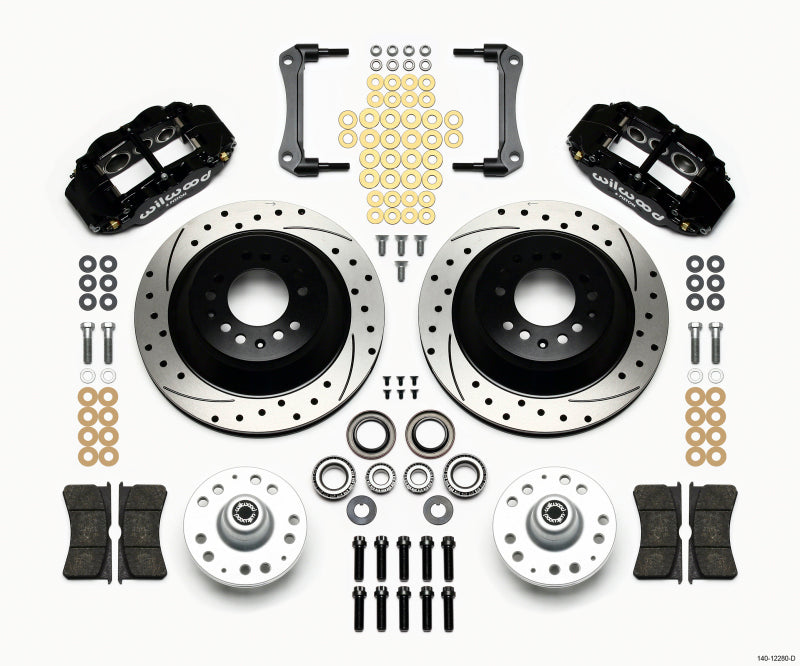 Wilwood Narrow Superlite 6R Front Hub & 1PC Rtr Kit 12.88in Drilled 79-81 Camaro