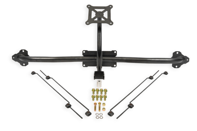 BMR 14-19 Chevrolet Corvette C7 Bolt-On Parachute Mount - Black Hammertone