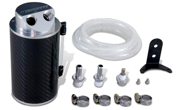 Mishimoto 2013+ Cadillac ATS 2.0T Baffled Oil Catch Can Kit - Black